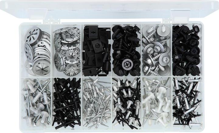 Immagine prodotto KS Tools Set di clip di fissaggio - sgancio rapido, 400 pezzi.