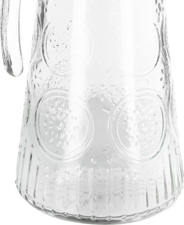 Actual product image Cheffinger Karaffe de Luxe / 4 Gläser Blumenmuster