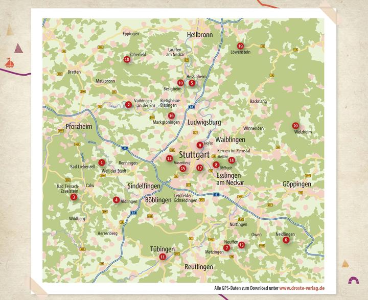 Produktbild Rund um Stuttgart. Wandern für die Seele (Deutsch, Barbara Bross-Winkler, 2022)