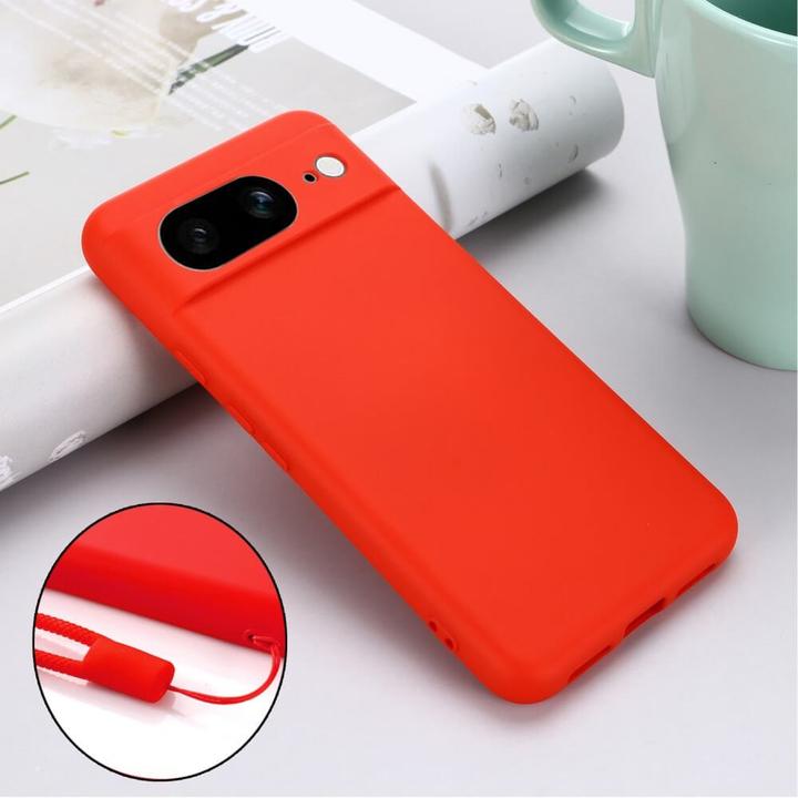 Produktbild Cover-Discount Google Pixel 8 - Silikon Gummi Hülle rot (Google Pixel 8)