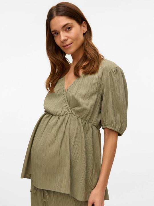 Actual product image Mamalicious Normal geschnitten Rundhals Top Bluse (L)