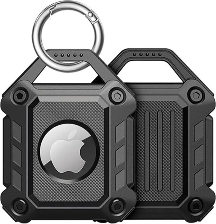 Screenguard Apple Airtag Rugged Armor Case with Carabiner