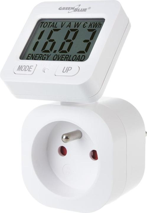 Actual product image Greenblue Energiezähler Wattmeter 16A max. 3680W Unterspeicher GB615 E