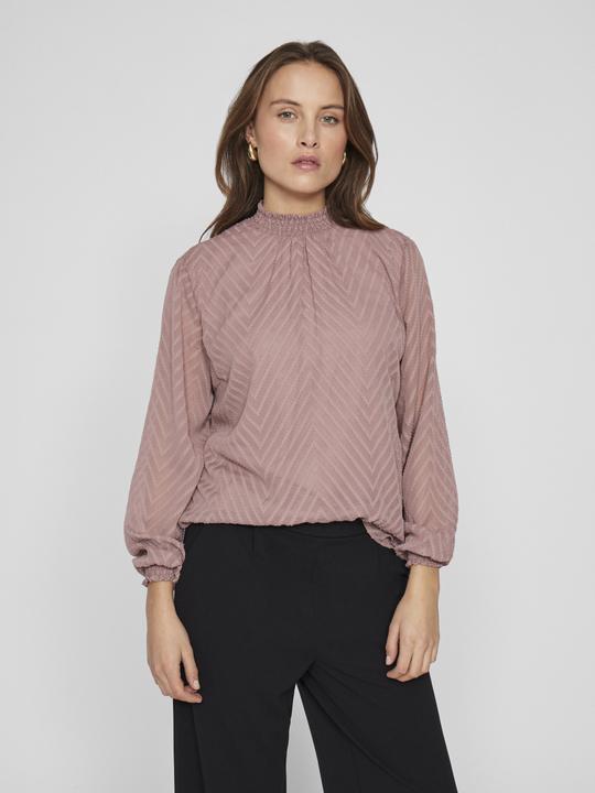 Actual product image Vila High Neck Long Sleeve Blouse (40)