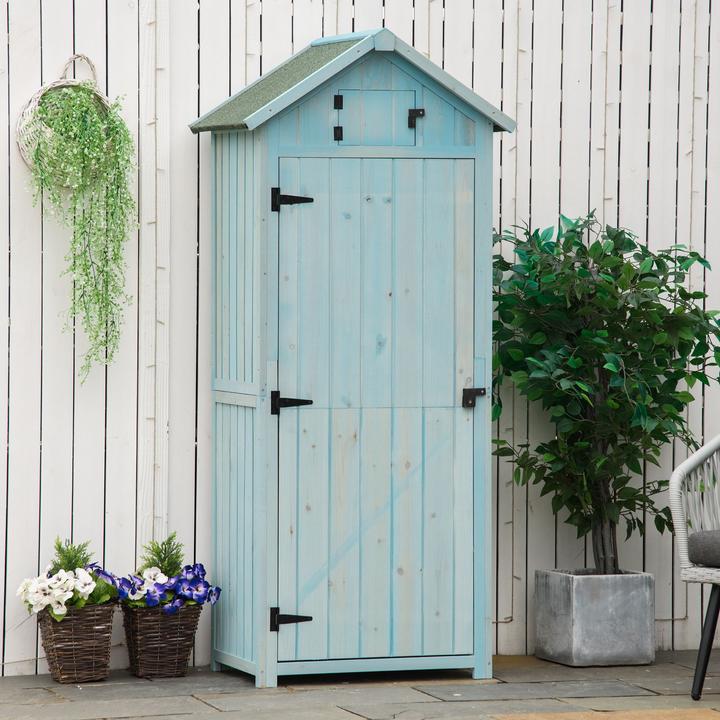 Produktbild Outsunny Gerätehaus mit Regalböden