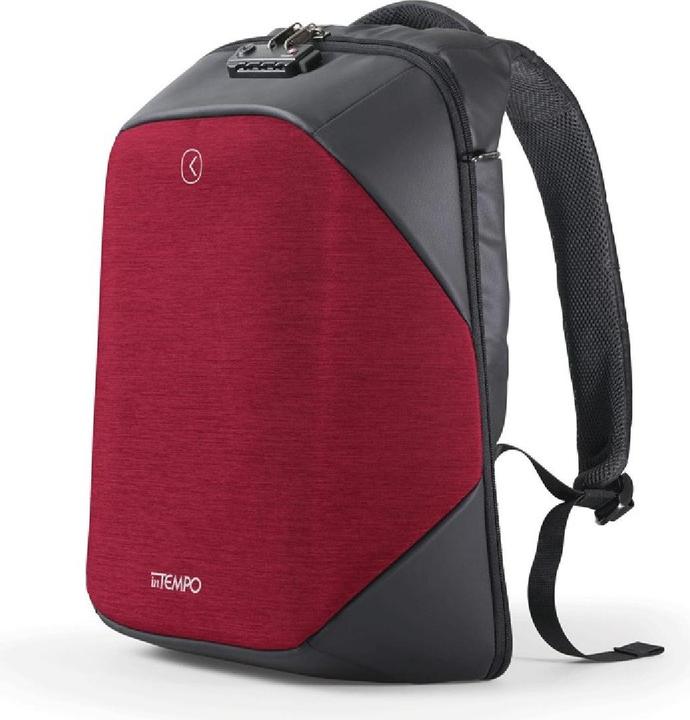 Intempo Tekniko BIG - Rucksack mit Kombinationsschloss, USB-Anschluss und Anti-Diebstahl Kabel (25 l)
