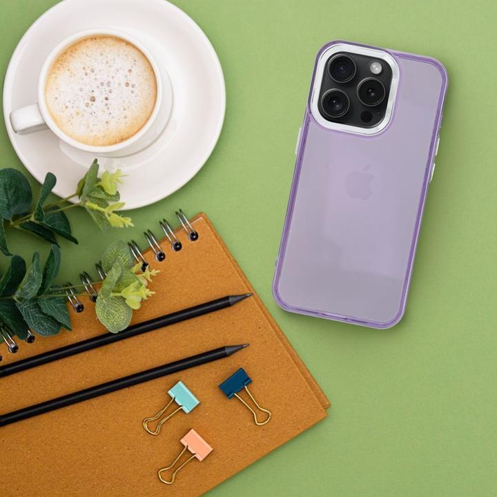 Image du produit OEM Back panel cover PEARL Case for IPHONE 16 Pro purple