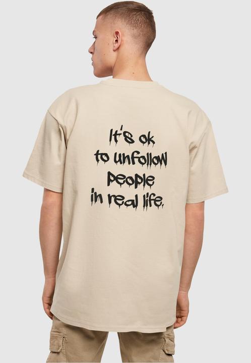 Produktbild Merchcode Unfollow front X Oversize Tee - 112215 (XS)