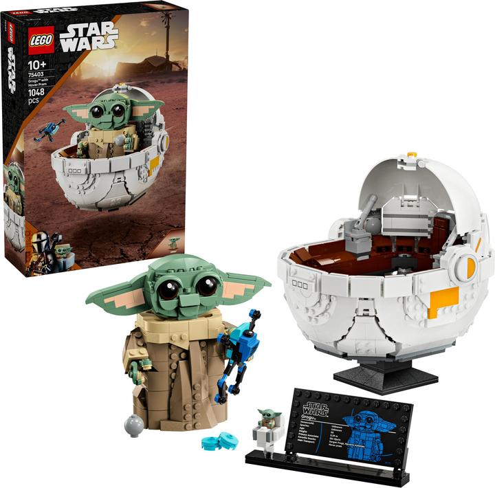 Produktbild LEGO Grogu in seiner Repulsorwiege (75403, LEGO Star Wars)