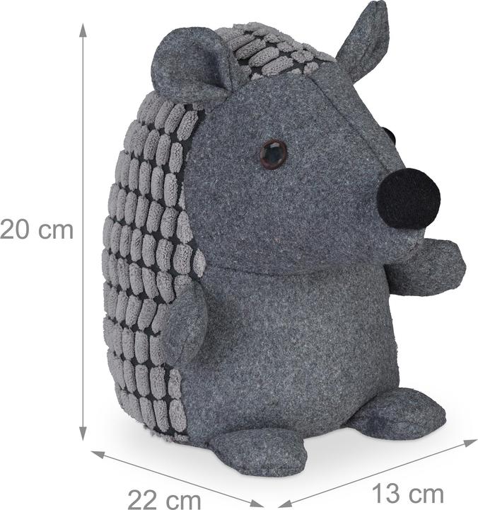 Actual product image Relaxdays Doorstop hedgehog (1 Piece, 13 x 17 x 28 cm)