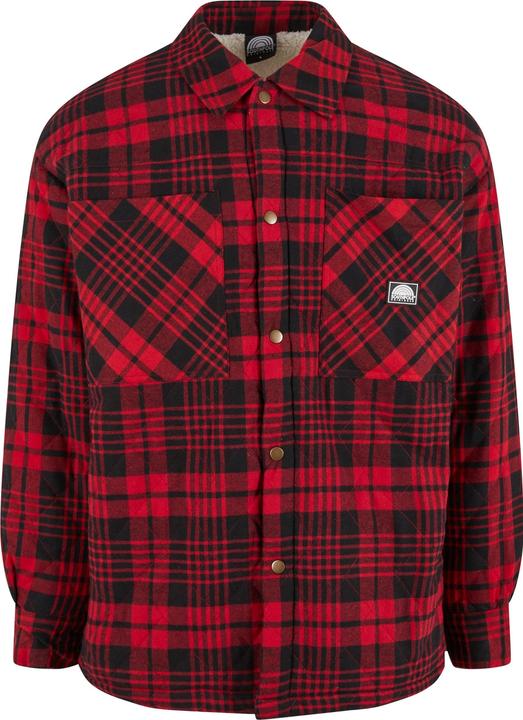 Southpole Flannel Quitted Shirt Jacket