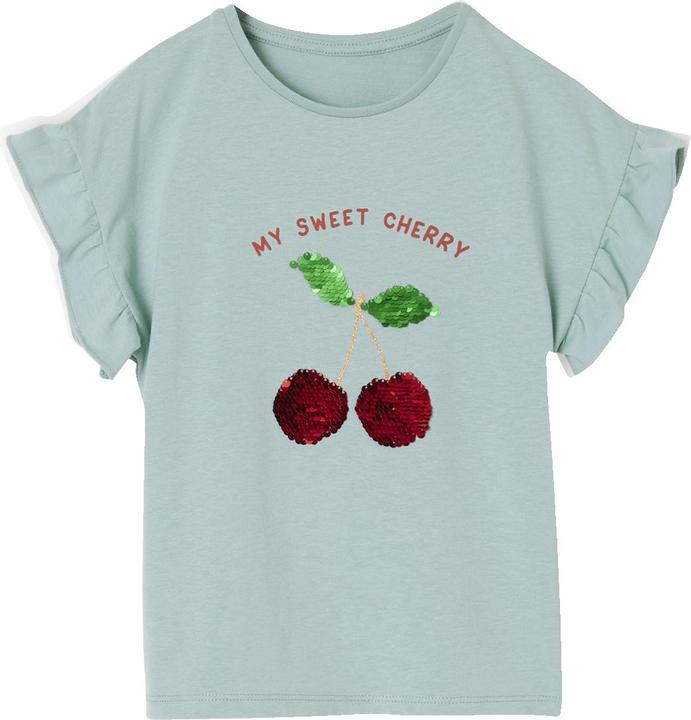 Produktbild Vertbaudet Mädchen T-Shirt mit Wende-Pailletten (146, 152)