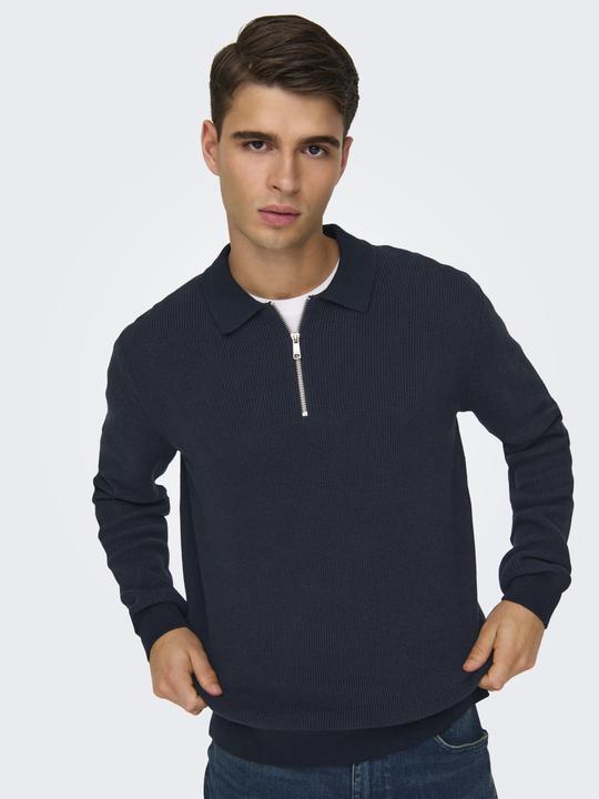 Immagine prodotto Only & Sons Onsmatteo Ls Zip Polo Noos (XS)