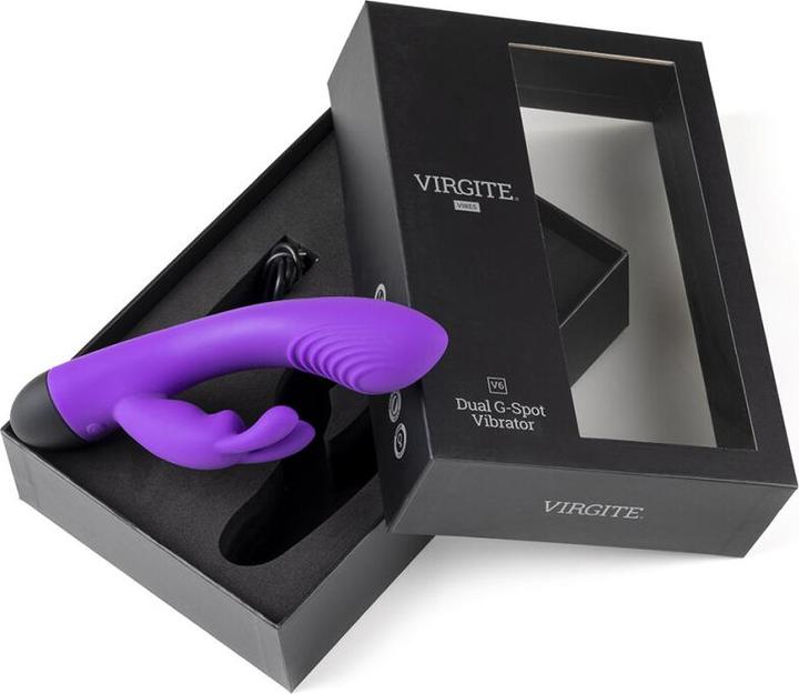 Produktbild Virgite Wiederaufladbarer Vibrator V6 Lila