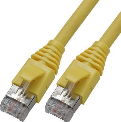 Image du produit Dätwyler Câble patch de catégorie 6 S/STP, RJ45, 40m, jaune (S/STP, CAT6, 40 m)