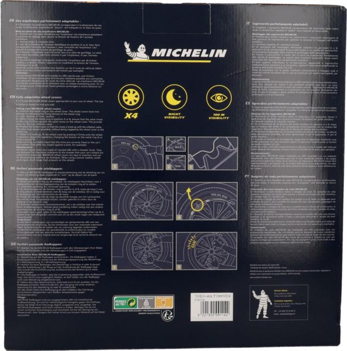 Actual product image Michelin Wheel trims 15 (4 Piece, 15")