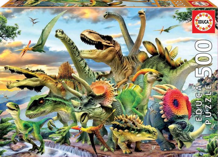 Produktbild Educa Dinosaurier (500 Teile)