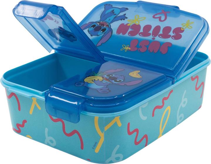Actual product image Stor Stitch "Ohana" - Lunchbox mit Fächern
