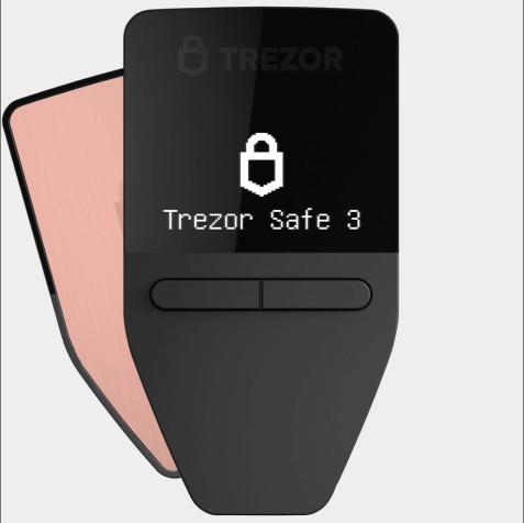 Image du produit Trezor Safe 3 - Rose galactique