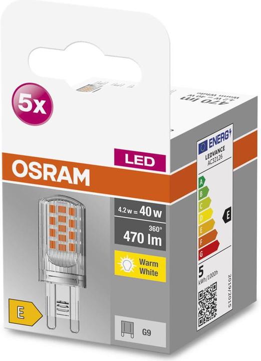 Produktbild Osram Led Base Pin G9 (G9, 4.20 W, 470 lm, 1 x, E)