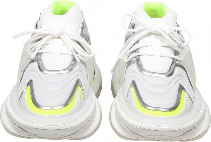 Actual product image Balmain unicorn wave sneakers in neoprene color white and yellow (42)