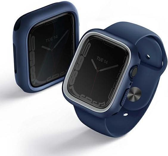 Produktbild Uniq etui Moduo Apple Watch Series 4/5/6/7/8/SE 44/45mm niebieski-szary/blue-grey