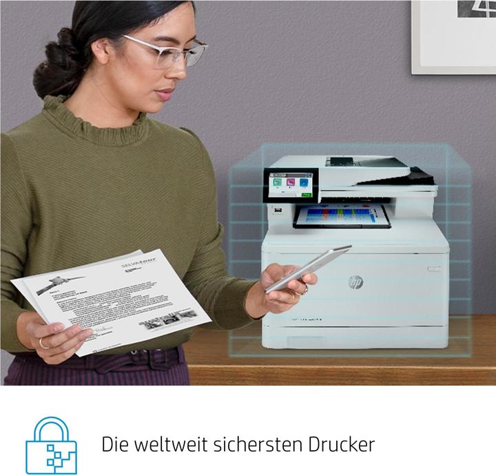Actual product image HP Color LaserJet Enterprise MFP M480f (Laser, Colour)