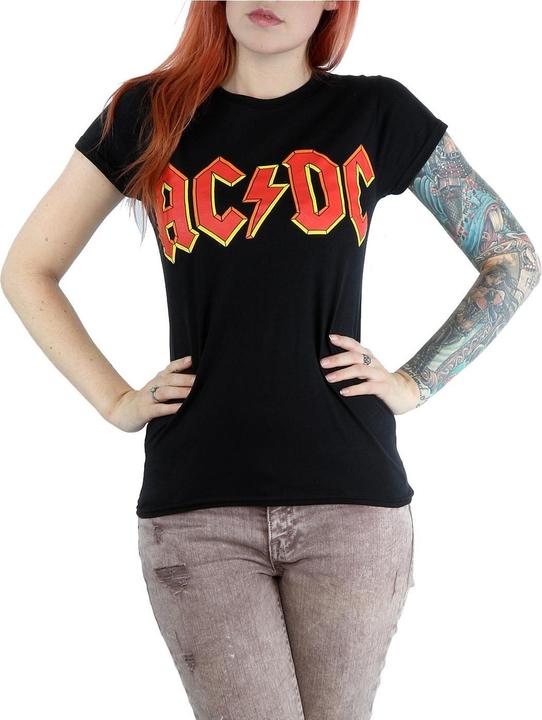 Immagine prodotto AC/DC Maglietta con logo in cotone rosso (L)