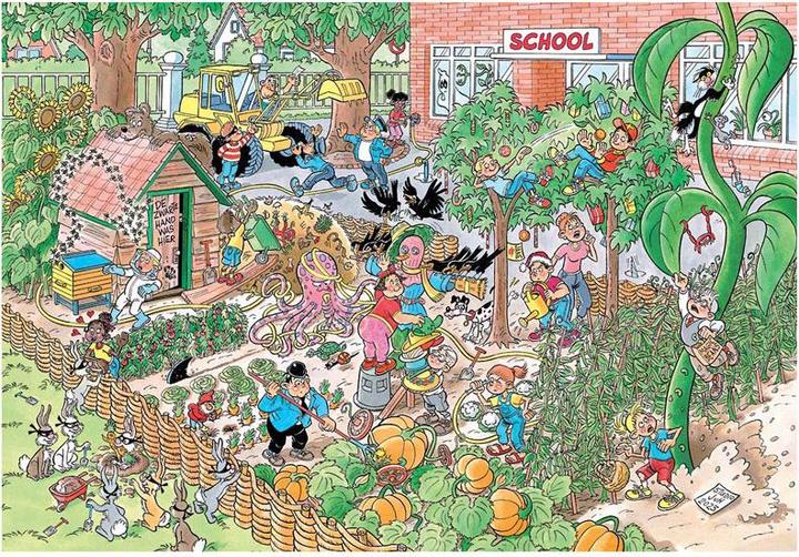 Actual product image Jan van Haasteren Junior - The school garden, 360st. (360 pieces)