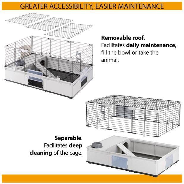 Actual product image Ferplast MODULAR 4 CAGE 179x72x56 cm