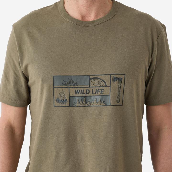 Produktbild Solognac T-Shirt 100 Baumwolle Wildlife (L)