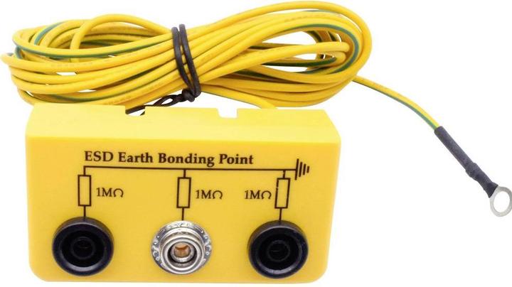 Actual product image Quadrios ESD earthing box 3.00 m socket, push button 10 mm
