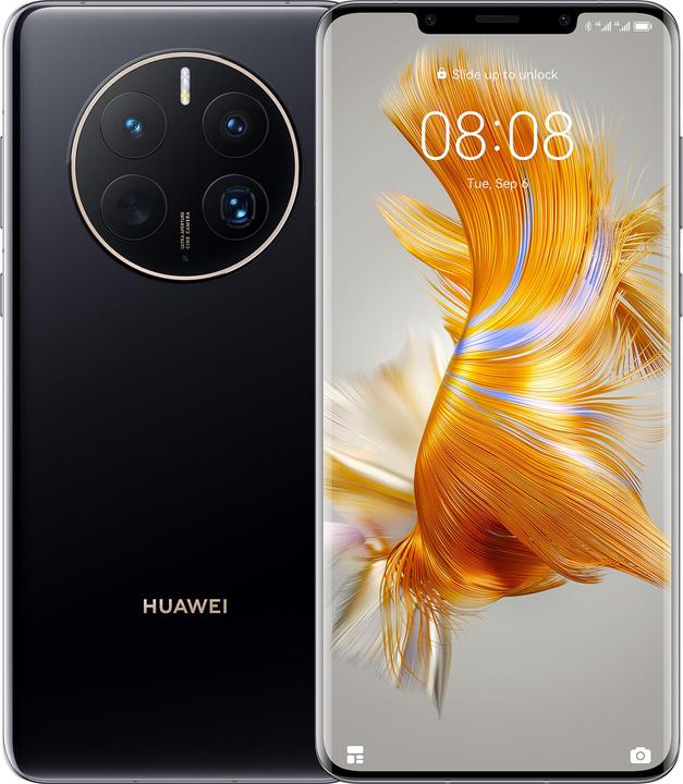 Huawei Mate 50 Pro (256 Go, Noir, 6.74", Double SIM hybride, 50 Mpx, 4G)
