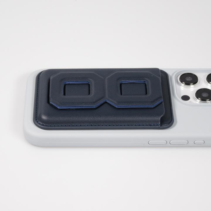 Produktbild PhoneLook Magnetischer Kartenhalter wallet MagSafe veganes Leder mit starkem Magneten und integriertem Klappst