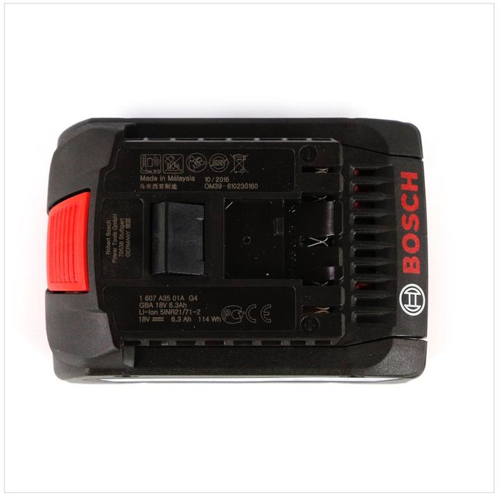 Actual product image Bosch Professional GBA 18V 6.3Ah battery pack (18 V)