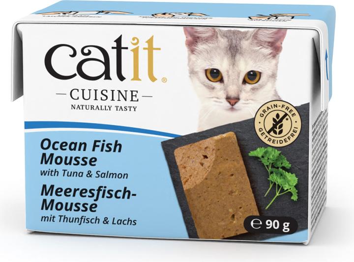 Image du produit Catit Cuisine Mousse de poisson de mer au thon & saumon (Adulte, 1 pcs, 90 g)