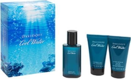 Actual product image Davidoff Cool Water Man Gift Set Edt 40 Ml, 50 Ml Shower Gel, And 50 Ml After Shave Balm