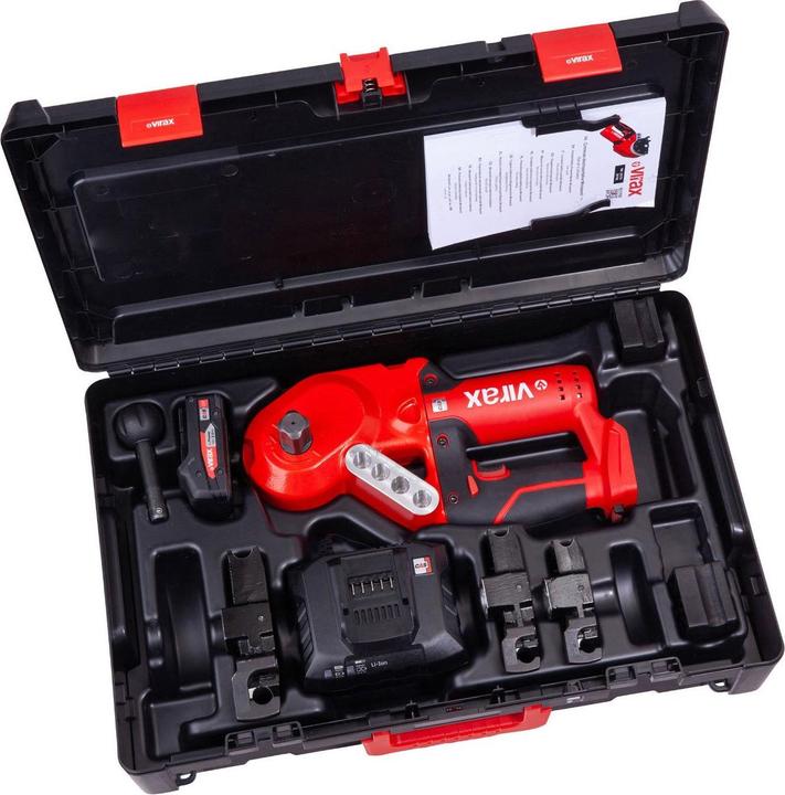 Actual product image Virax MINISTEM BIEGER 18V 12-15-18MM KOMPAKTES und LEICHTES 18V Biegegerät 4,9 kg / 1x 2,0 Ah Akku +