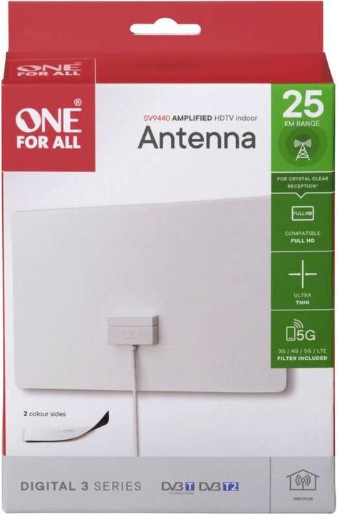 Produktbild One for All DVB-T Ultrathin Antenne (Flachantenne, DVB-T / -T2)