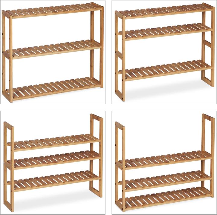 Immagine prodotto Relaxdays Scaffale a muro (60 x 15 x 50 cm)
