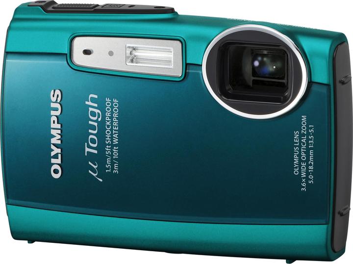 Produktbild Olympus Mju Tough 3000 12MP, 3.6xZoom, 1GB, Wasserfest, Grün (1/2,3'')