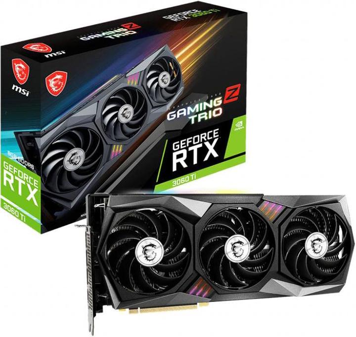 Produktbild MSI GeForce RTX 3060 Ti Gaming Z Trio LHR (8 GB)