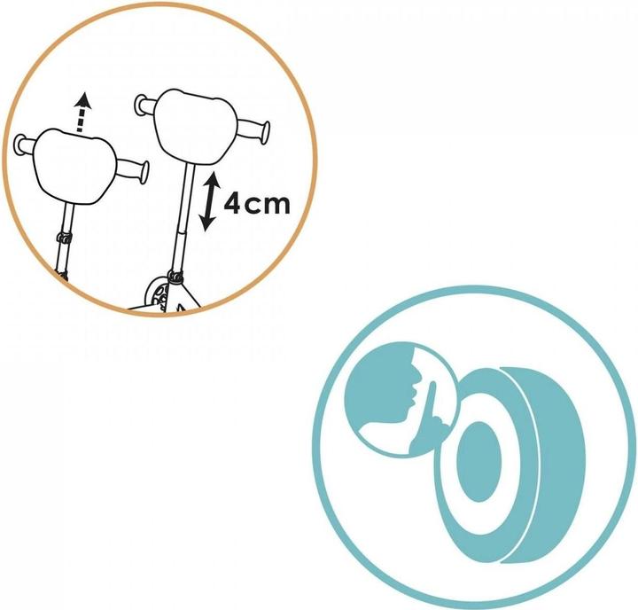 Actual product image Smoby Stitch scooter with 3 wheels