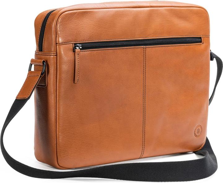 Actual product image Farmhood Memphis briefcases Messenger leather 38 cm laptop compartment