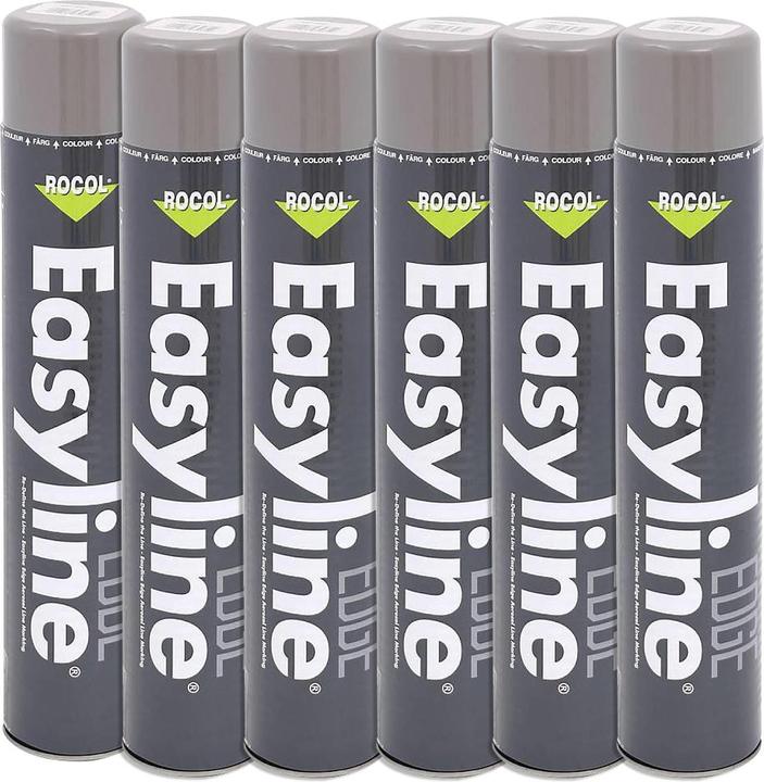 Actual product image Brady Easyline paint spray can, grey, permanent (6 spray cans/pack)