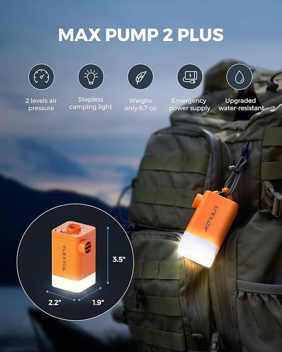 Actual product image Flextailgear Max Pump2 Plus Ora