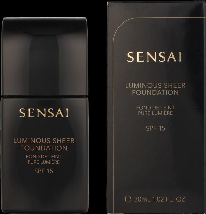 Actual product image Sensai Luminous Sheer Foundation (206 Brown Beige)
