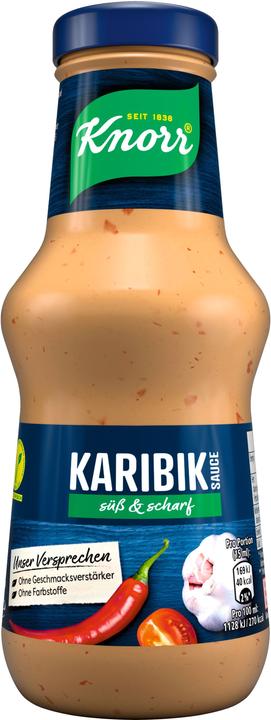 Produktbild Knorr Karibik Sauce mit süss-scharfem Geschmack