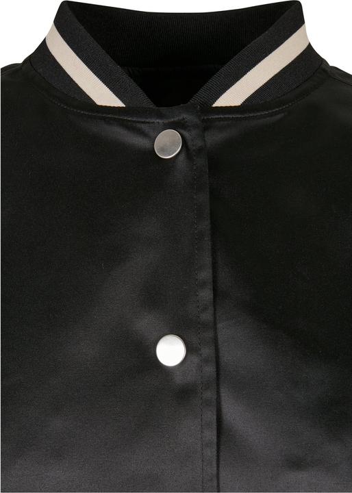 Actual product image Urban Classics Ladies Short Oversized Satin College Jacket (5XL)