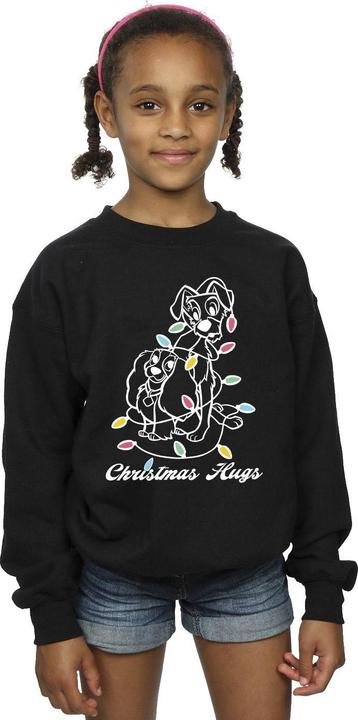 Produktbild Disney Lady And The Trump Christmas Hugs Sweatshirt Mädchen (116)